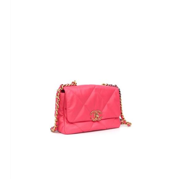 CHANEL Medium Pink 19 bags C-A22653 - Picture 2 of 11